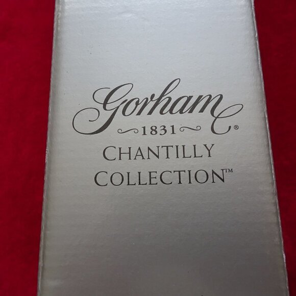 Gorham Bud Vase Chantilly Hand Cut Crystal 9 Inches NEW IN BOX - Picture 4 of 9